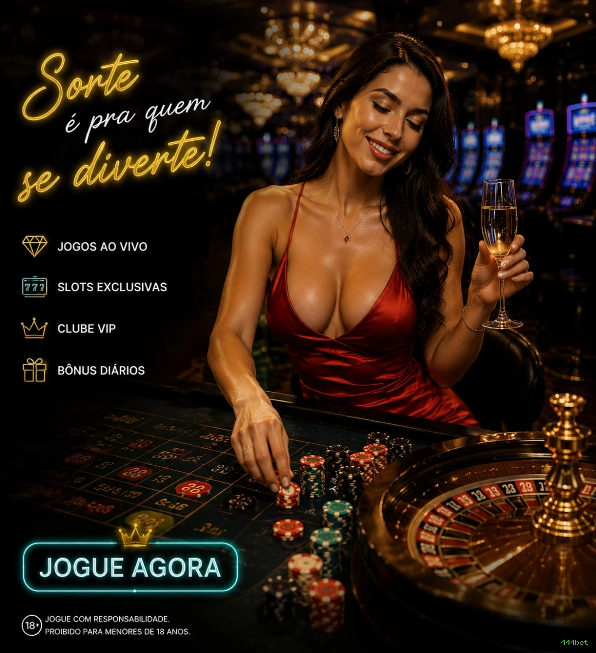 Bônus boas-vindas 444bet R$100